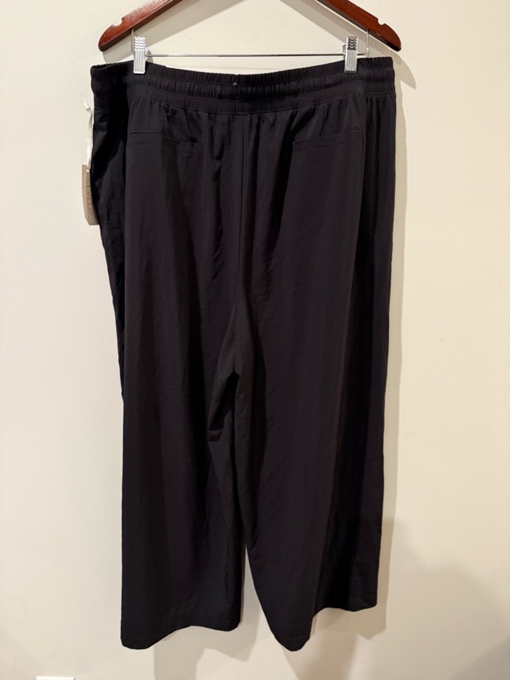 STYLUS Women's Black Relaxed Elastic-Waist Jogger Pants Size XXL